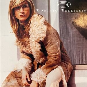 Design based on Dom Bellissimo.  Reversible 100% lambskin shearling long coat